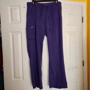 Women's Scrub pants, petite XL, HH Works by Healing Hands, purple 💜